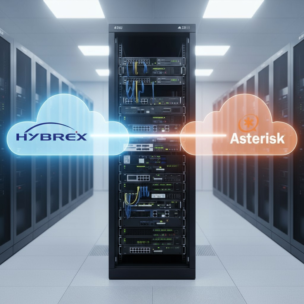 Интеграция аналогово-цифровой АТС Hybrex и IP-телефонии Asterisk